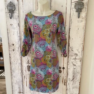 Robe femme en maille douce et confortable colorée à fleurs colorées Soybu taille M - Photo 1/8