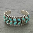 *NWT* Natural Turquoise "C" Cuff Bracelet 710855089
