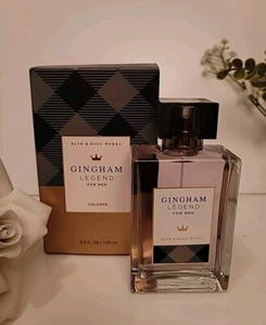 Bath & Body Works GINGHAM LEGEND Kölnisch Wasser HERREN-Kollektion 3,4 flüssige Unzen NEU - Bild 1 von 4