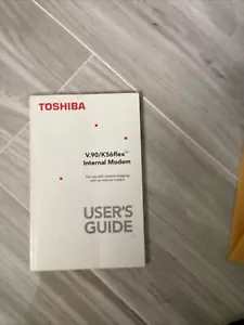 Vintage Toshiba User's Guide V.90 56K Internal Modem 88p. MINT! - Picture 1 of 3