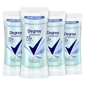 Advanced Antiperspirant Deodorant 4 Count 72-Hour Sweat & Odor Protection Shower - Picture 1 of 12