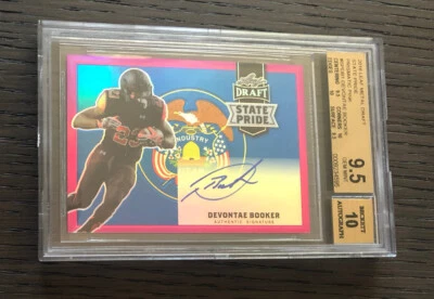 2016 Leaf Metal Draft DEVONTAE BOOKER RC Utah State Pride Rookie Auto BGS 9.5/10 - Image 1 of 2