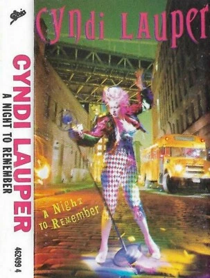 Cyndi Lauper ‎A Night To Remember CASSETTE ALBUM Electronic Synth-pop, New Wave - Image 1 of 4