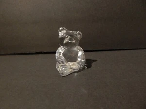 Vintage Princess House Crystal Teddy Bear Statue 3.5 in. - Picture 1 of 7