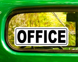 OFFICE DECAL Bogo 2 Stickers For Truck Window Business Office - Picture 1 of 1