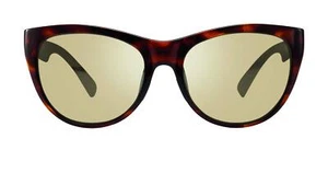 Revo RE 1037 Barclay Cat Eye Polarized Sunglasses Tortoise Green Water Lens - Picture 1 of 4