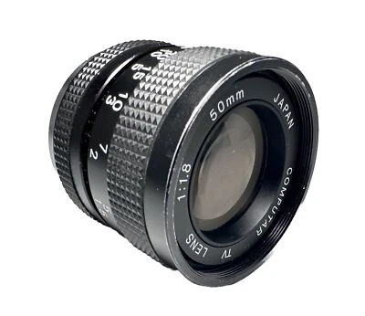 Computar 50mm F1.8 C-Mount Fast & Crisp Prime Lens Made In Japan MFT M4/3 - Image 1 of 4