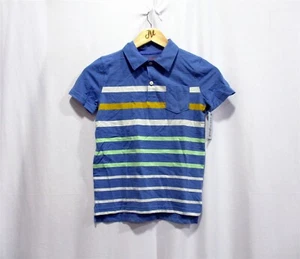 Boys' Short Sleeve Jersey Polo Shirt Small Blue - Picture 1 of 3