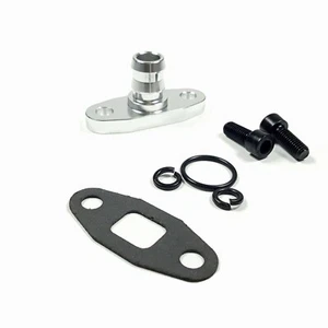 T3 T3/T4 GT42 GT45 Turbo 5/8 Barbed Fitting Flange Adaptor Oil Return Drain Kit - Bild 1 von 5