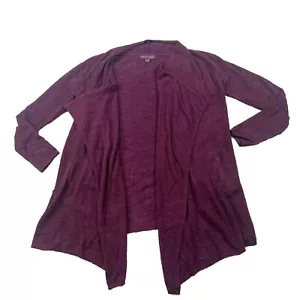 Barefoot Dreams CozyChic Lite Open Cardigan Size S/M Purple Style 903 J2E - Picture 1 of 5