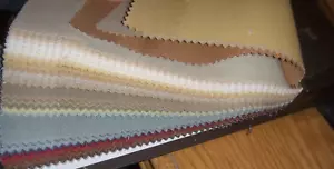CRAFTING FABRIC 71 PCS SAMPLES 12X4" 65% LINEN & 35% COTTON - Picture 1 of 3