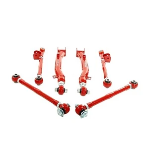 Rear Camber Kit Control Trailing Arm Red For Subaru Impreza WRX STI GC8 GDA GDA - Picture 1 of 5