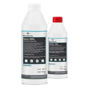 1kg Epoxidharz 200G + 0,3kg Härter 120L (cfk, EP, Epoxydharz, Kunstharz) - Bild 1 von 4