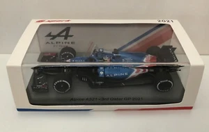 Spark Model S7851 F1 Alpine A521 Renault #14 Fernando Alonso 3rd Qatar 2021 1/43 - Foto 1 di 1