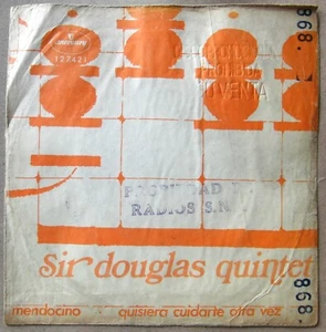 SIR DOUGLAS QUINTET 45 PS Mendocino TOP Rare CHILE PROMO Ed. 1969 - Picture 1 of 5