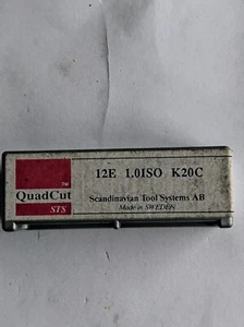 Placas roscadas de STS, 12E 1.0 ISO K20C, del sistema Quad Cut - Imagen 1 de 1