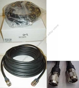 3CWE812 50ft 3Com® Ultra-Low-Loss N-to-N Antenna Cable/Cord/Wire ULA400=LMR400 - Picture 1 of 1