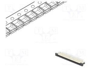 5 pieces, Connector: FFC/FPC DS1020-07-24VBT1A- - Photo 1/9