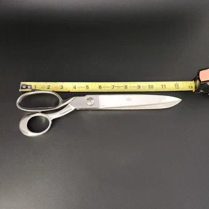 12" Stainless Steel Scissors Shears Tailor Upholstery Fabric Pakistan ~ VIDEO - Picture 1 of 13