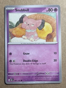 Pokemon Obsidian Flames Snubbull 087/197 - Picture 1 of 1
