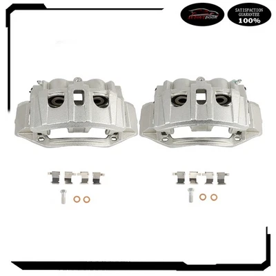 Pinzas de freno traseras con juego de soportes (2) para Ford E-150 E-250 2008-2012 2013 2014 Foto 1 de 4