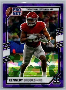 2022 Pro Set Draft #PSB-KB1 Kennedy Brooks Base Crystal Purple - Picture 1 of 2