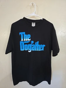 T-shirt vintage anni 90 Snoopdog Dogfather L n.mv1103 - Foto 1 di 6