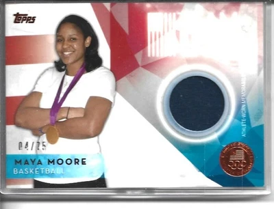 2016 Topps US Olympic Team Relics Bronze USOTR-MM Maya Moore 04/75 - Image 1 of 2