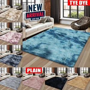 Fluffy Large Shaggy Rugs Non Slip Hallway Runner Rug Living Room Bedroom Carpet - Picture 1 of 27