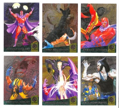 1994 MARVEL FLEER ULTRA X-MEN FATAL ATTRACTIONS COMPLETE (6) Chase CARD SET - Image 1 of 2