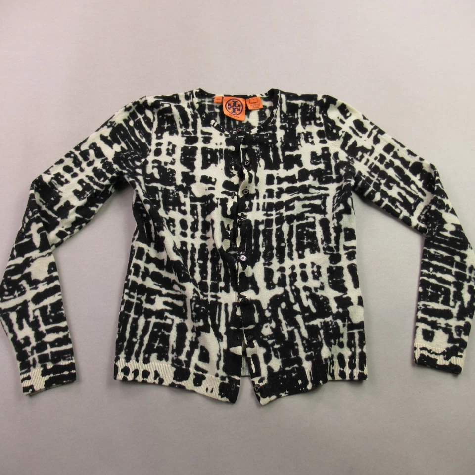 Tory Burch Shirt Womens Small Long Sleeve Button Front Crew Neck Casual - Image 1 of 4