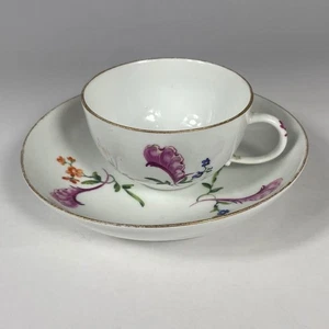 Antiguo platillo de taza de café Meissen del período Marcolini 1732-1773 - Imagen 1 de 8