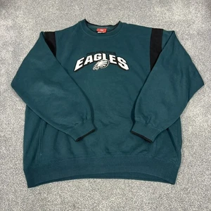 Philadelphia Eagles NFL Team Apparel Sweatshirt Green Mens Size L Adults B39 - Picture 1 of 9