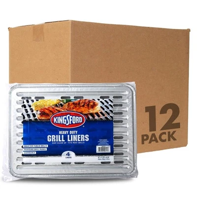 Kingsford Heavy Duty Aluminum Grill Liners | Heavy Duty Grill Liners | Dispos... - Image 1 of 4