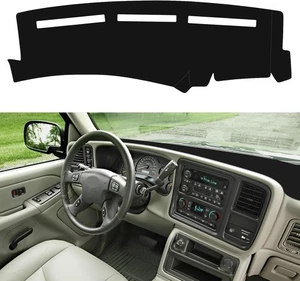 Cubierta de tablero engrosada mejorada compatible con Silverado 1999-2006 negra - Imagen 1 de 7