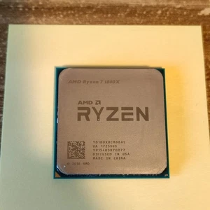AMD Ryzen 7 1800X 3.60GHz 8 Core 16 Thread Socket AM4 WORKS GOOD SHIPS FAST! - Picture 1 of 3