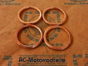 Honda CB 500 550 Four K0 K1 K2 K3 F1 F2 Auspuff Krümmer Dichtung Dichtringe Set - Picture 1 of 1