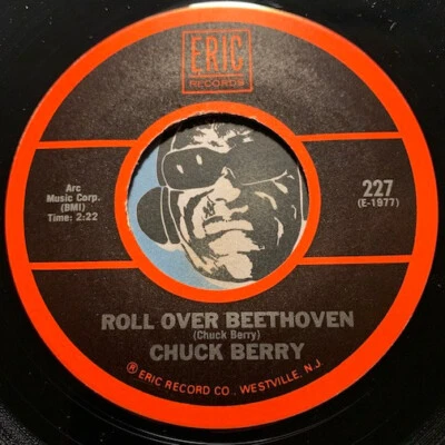 CHUCK BERRY Rock n Roll 45 Eric #227 vinyl Roll Over Beethoven b/w Maybellene - Image 1 of 2