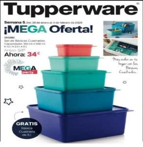 SET 5 CAJAS BASICAS Tupperware - Imagen 1 de 1
