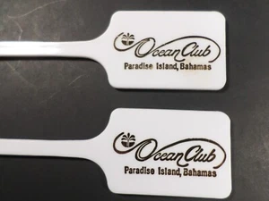 Vintage Rührstäbchen Ocean Club Paradise Island 2 Stück Lot - Bild 1 von 5