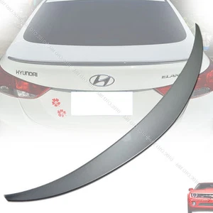 10-14 Fit For Hyundai MD Elantra OE Rear Trunk Spoiler Wing Painted ABS - Foto 1 di 1