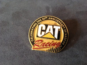 CAT Nascar Racing Lapel Pin Button - Picture 1 of 4