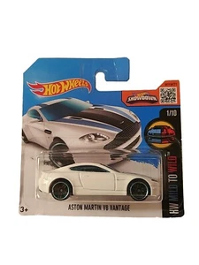 2016 Hot Wheels Aston Martin V8 Vantage HW Mild To Wild Short Card 56/250 #1/10 - Picture 1 of 4