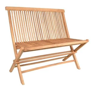 Teak Klappbank Modena Gartenbank Bank Sitzbank Teakbank Holzbank Gartenmöbel NEU - Bild 1 von 1