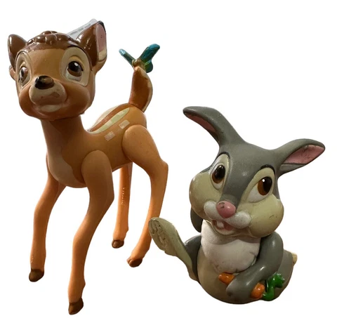Disney Bambi Toy Figures Thumper Cake Toppers READ Cover