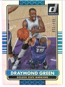 Camiseta Draymond Green 2014-15 Panini Donruss 23/409 número 1/1 - Imagen 1 de 1
