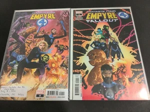 Marvel Comics 2020 Empyre Fantastic Four #0 y Fallout #1 (A CVR, primeras impresiones) casi nuevo - Imagen 1 de 12