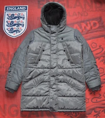 G-Star Raw Whistler HDD Parka Down Jacket SizeL MetallicGrey Casual Clothing - Image 1 of 4