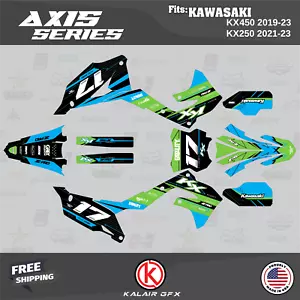 Kit Gráficos para KAWASAKI KX450 (2019-2023) Serie Eje - YAN - Imagen 1 de 6
