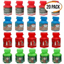 THE TWIDDLERS 20 Christmas Bubbles for Children, in 4 different designer bott...